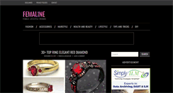 Desktop Screenshot of femaline.com